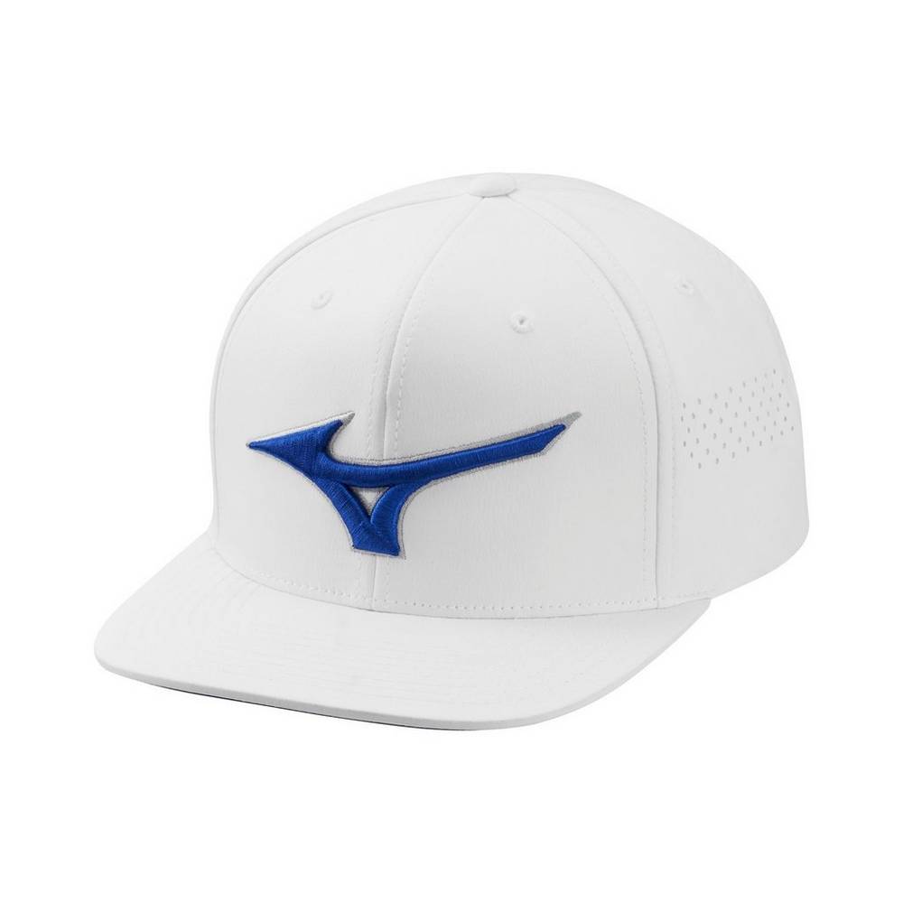 Chapéu Mizuno Tour Flat Snapback - Homem - Branco - NMZEO7325